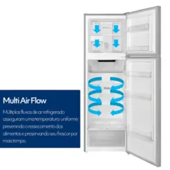 Geladeira Duplex Frost Free Dual Inverter LED 255L MY-RF-N268LSSBR 127v Inox - Mystic