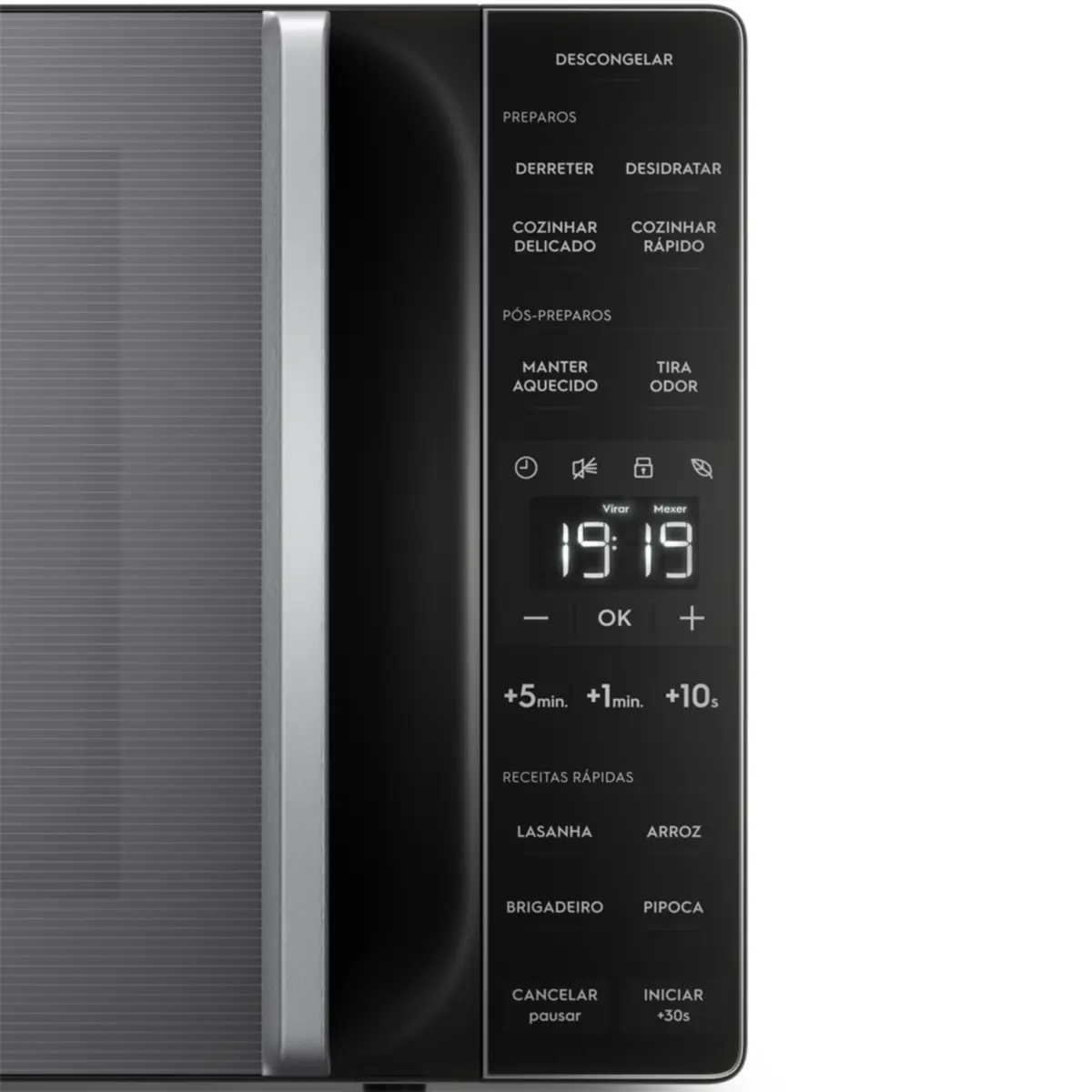 Forno Micro-Ondas Efficient com Descongelamento Assistido 23L ME23S 127v Inox - Electrolux