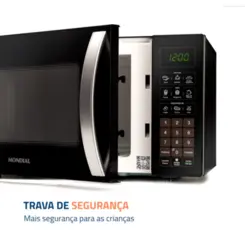 Micro-ondas Multifunções com Display Digital 34L MO-02-34-B 127v Preto - Mondial