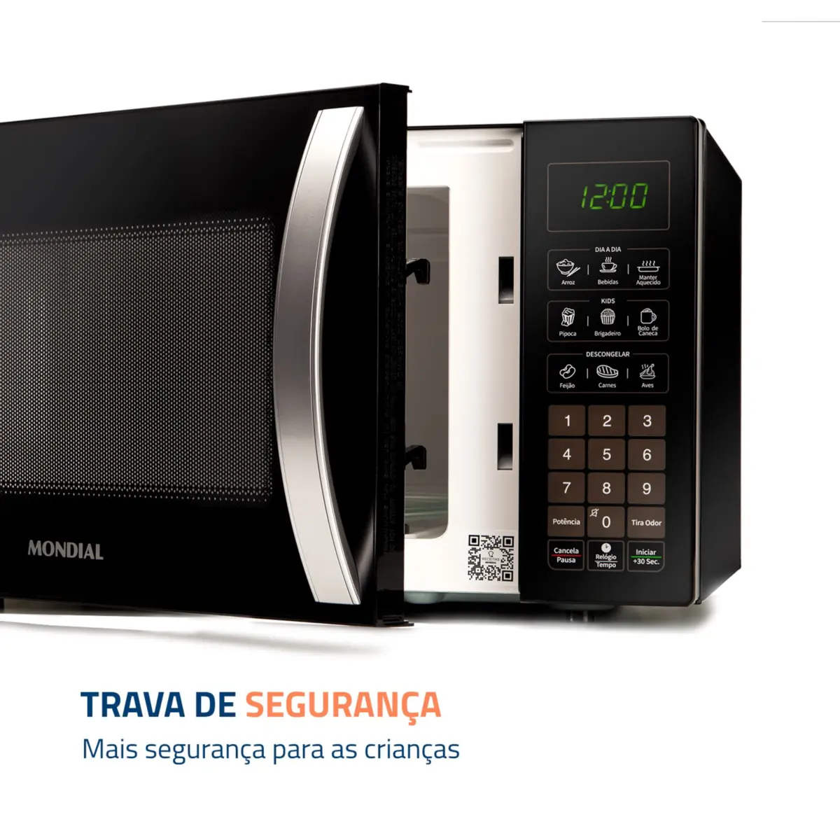 Micro-ondas Multifunções com Display Digital 34L MO-02-34-B 127v Preto - Mondial