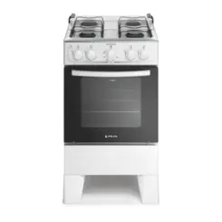 Fogão Milão Plus com 04 Bocas Tampo Inox Acendimento Automático 300001770 Bivolt Branco - Atlas