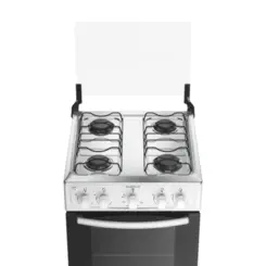 Fogão Milão Plus com 04 Bocas Tampo Inox Acendimento Automático 300001770 Bivolt Branco - Atlas