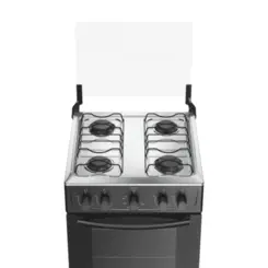Fogão Milão com 04 Bocas Tampo Inox Acendimento Manual 300001764 Bivolt Preto - Atlas