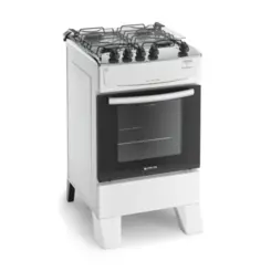 Fogão Milão Top com 04 Bocas Tampo Inox Acendimento Automático 300001776 Bivolt Branco - Atlas