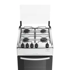 Fogão Milão Top com 04 Bocas Tampo Inox Acendimento Automático 300001776 Bivolt Branco - Atlas
