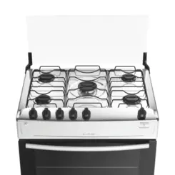 Fogão Milão Top com 05 Bocas Tampo Inox Acendimento Automático 300001774 Bivolt Branco - Atlas