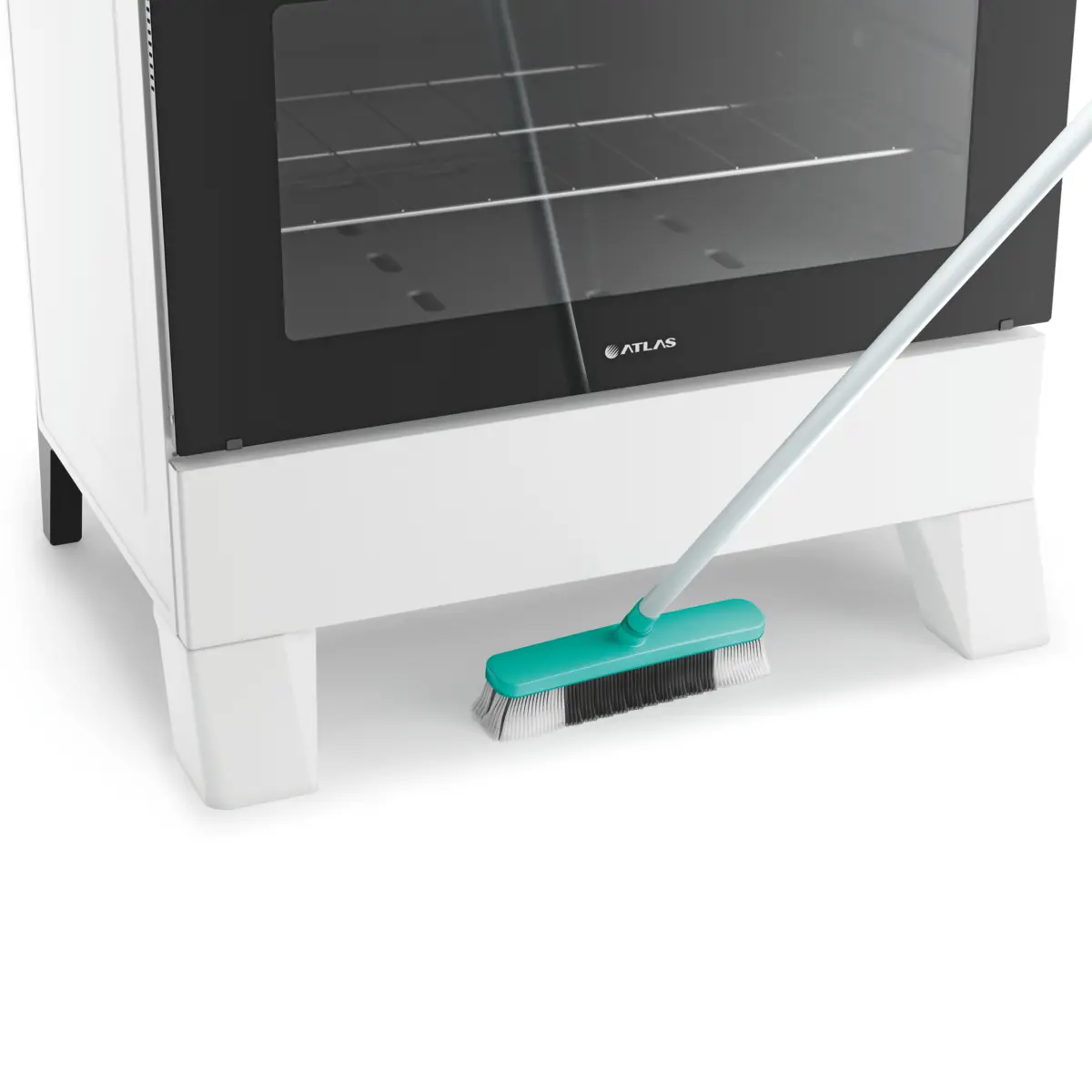 Fogão Milão Top com 05 Bocas Tampo Inox Acendimento Automático 300001774 Bivolt Branco - Atlas