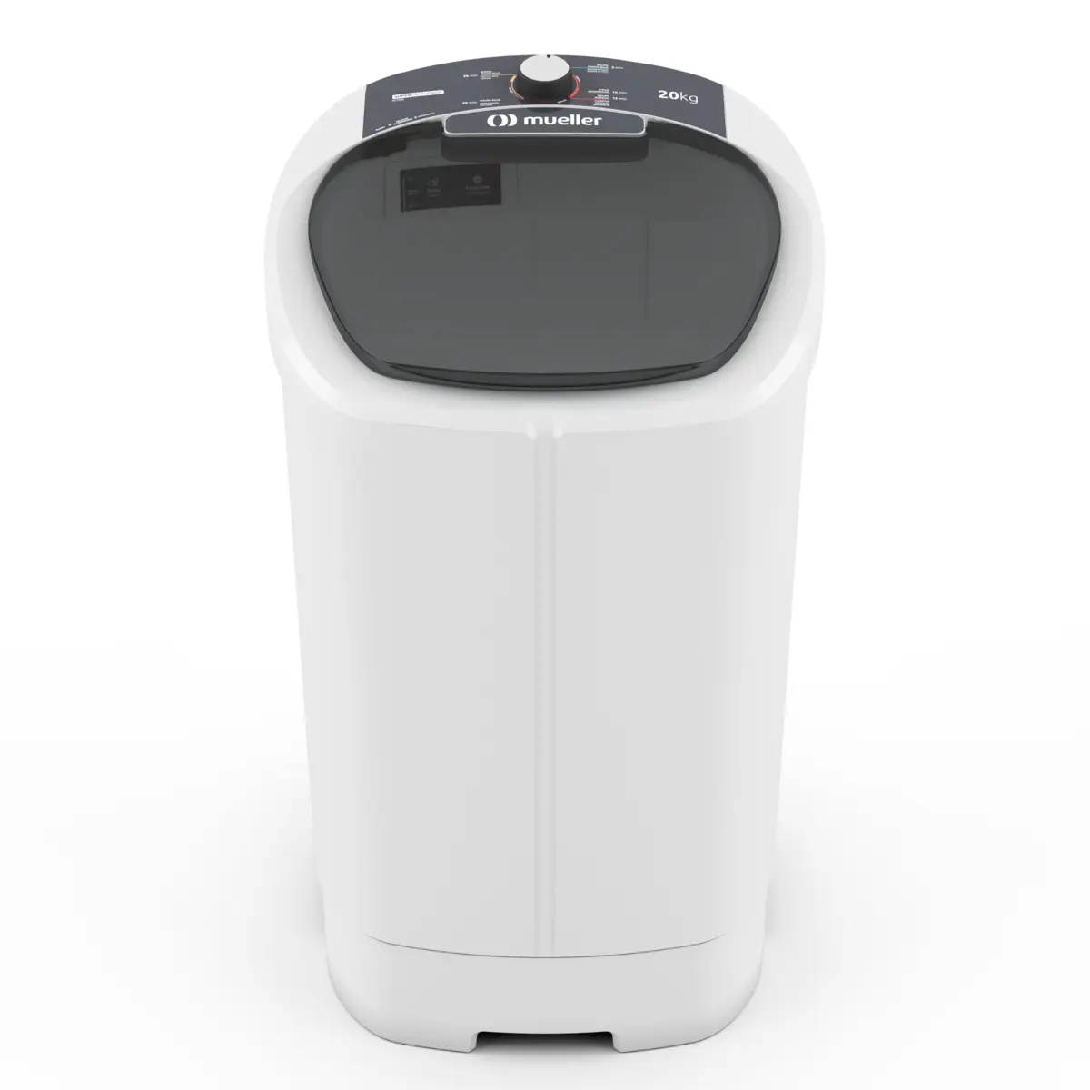 Lavadora de Roupa Tanquinho Semiautomática 20kg MLT20B 127v Branca - Mueller