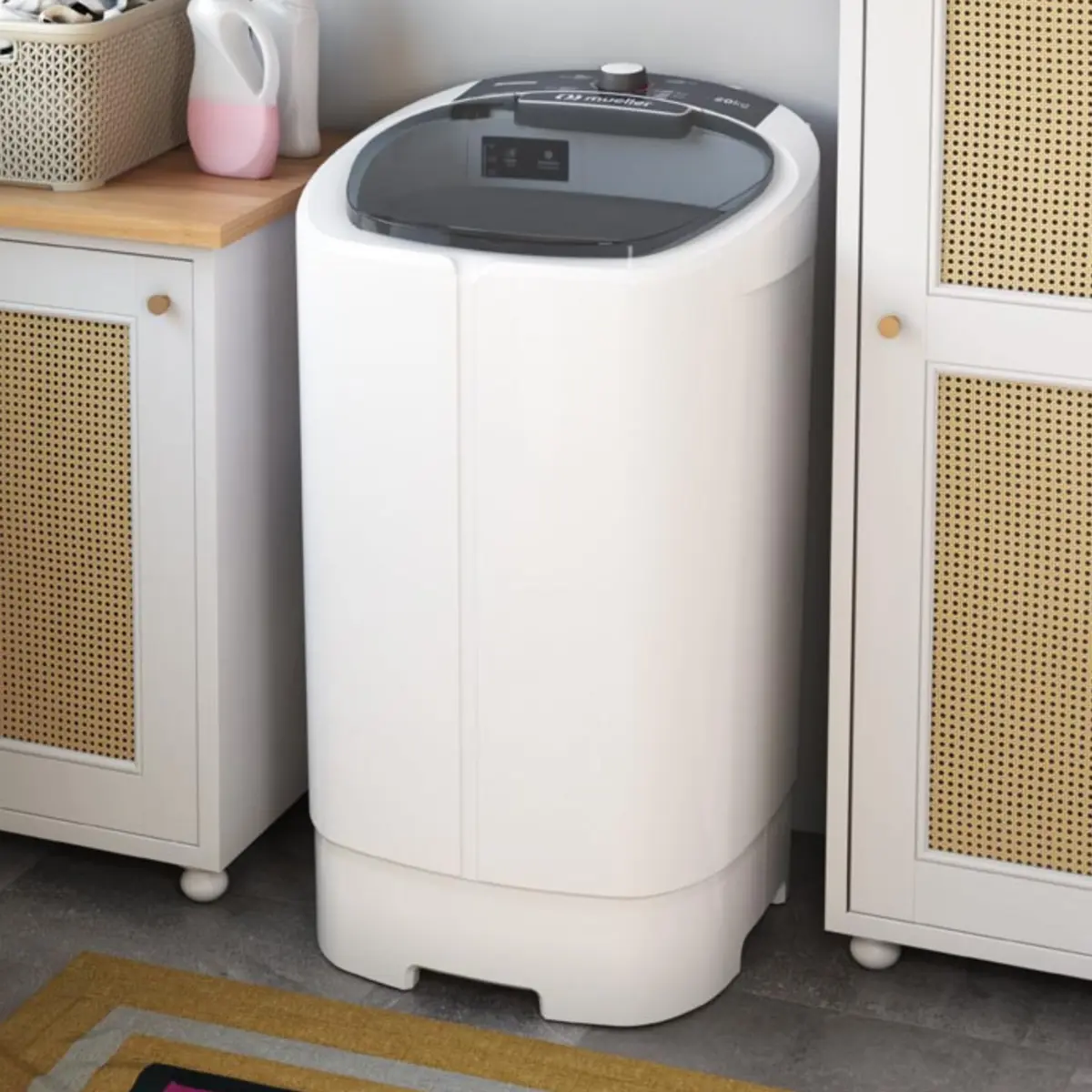 Lavadora de Roupa Tanquinho Semiautomática 20kg MLT20B 127v Branca - Mueller
