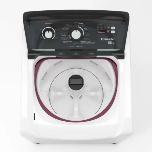 Lavadora de Roupa Automática Utracentrifugação Ciclo Rápido 15kg MLA15 127v Branco - Mueller