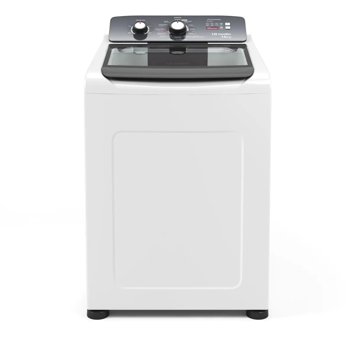 Lavadora de Roupa Automática Utracentrifugação Ciclo Rápido 15kg MLA15 127v Branco - Mueller
