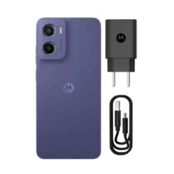 Smartphone Moto G05 128GB 12GB (4GB RAM + 8GB RAM Boost), Câmera 50MP, IA, Superbrilho PB6K0036BR Violeta - Motorola