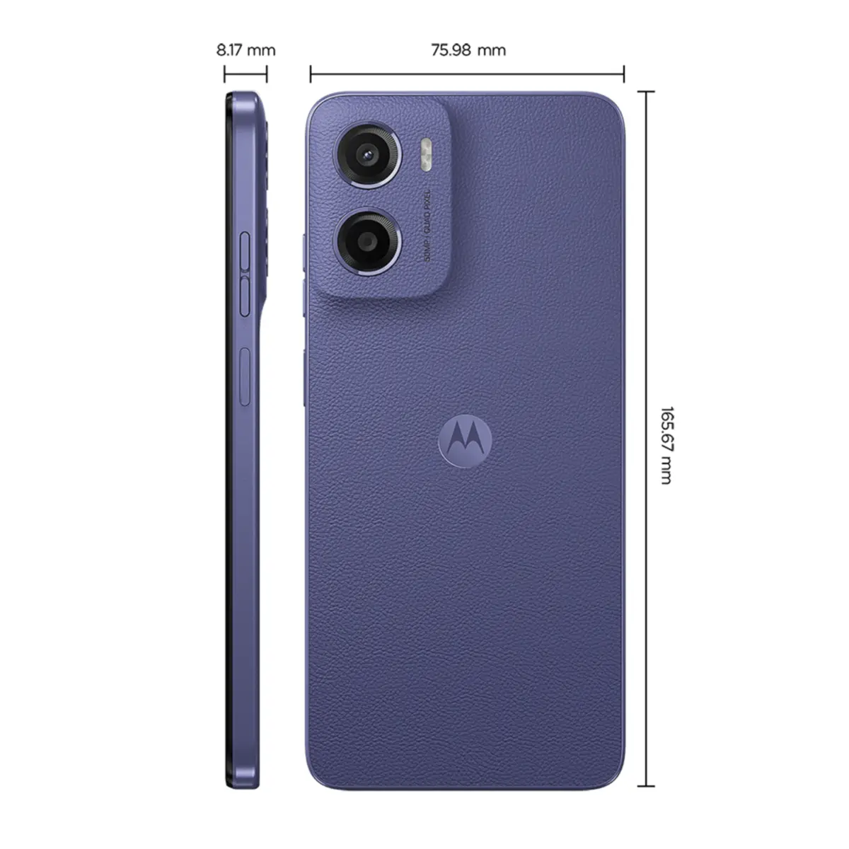 Smartphone Moto G05 128GB 12GB (4GB RAM + 8GB RAM Boost), Câmera 50MP, IA, Superbrilho PB6K0036BR Violeta - Motorola