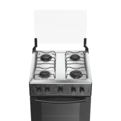 Fogão Milão Plus com 04 Bocas Tampo Inox Acendimento Automático 300001771 Bivolt Preto - Atlas