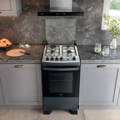 Fogão Supreme com 04 Bocas Tampo Inox Acendimento Automático 300001837 Bivolt Titanium - Dako