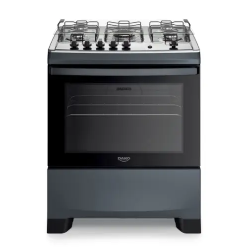 Fogão Supreme com 05 Bocas Tampo Inox Acendimento Automático 300001849 Bivolt Titanium - Dako