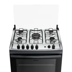 Fogão Supreme com 05 Bocas Tampo Inox Acendimento Automático 300001849 Bivolt Titanium - Dako