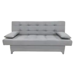 Estofado Virginia Bicama Suede 750555 Cinza - Uatumã