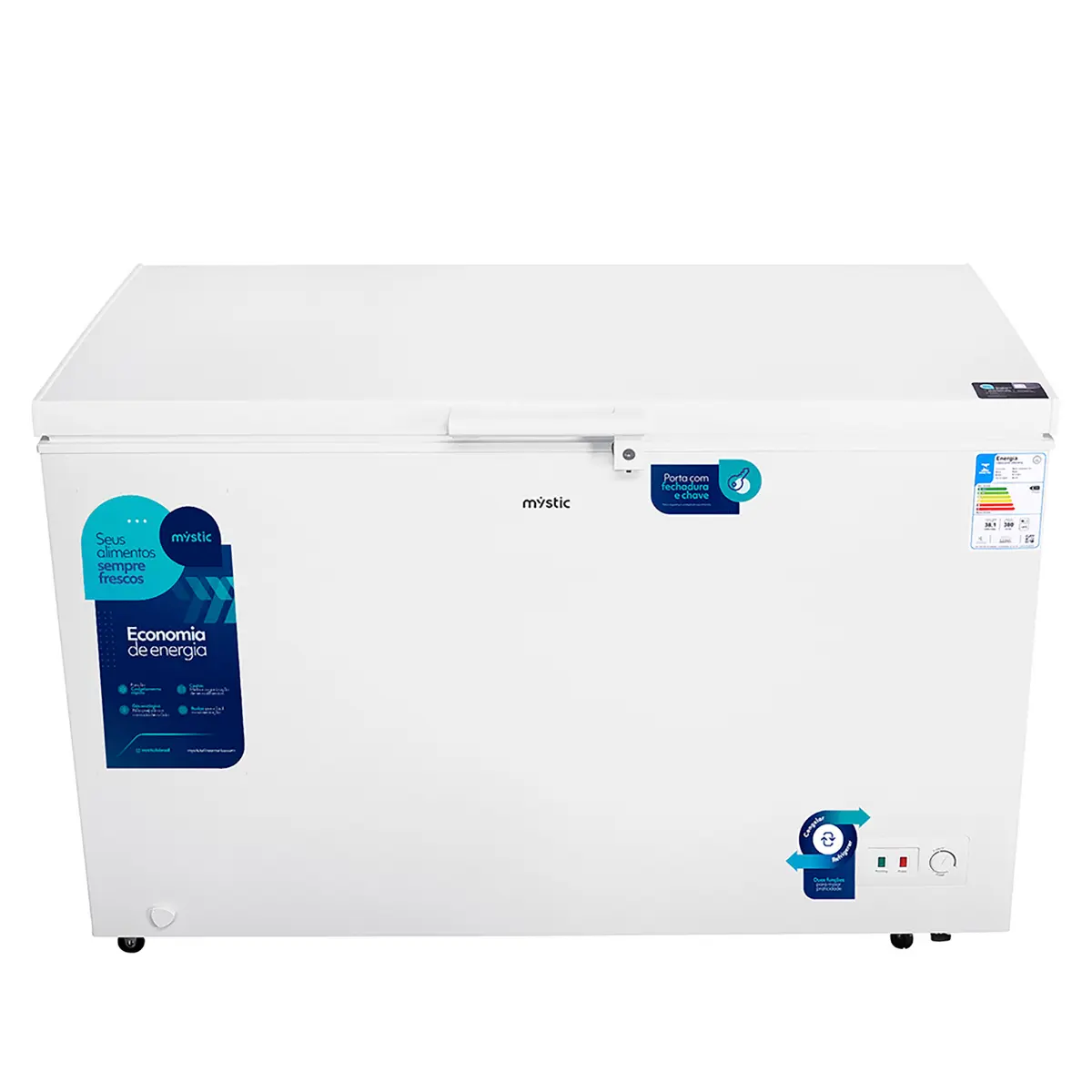 その他 Vasteel Freezer Horizontal com 01 Porta LED, Dupla Função, Quick 380L