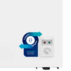 Freezer Horizontal com 01 Porta LED, Dupla Função, Quick 299L MY-FZ301L 127v Branco - Mystic