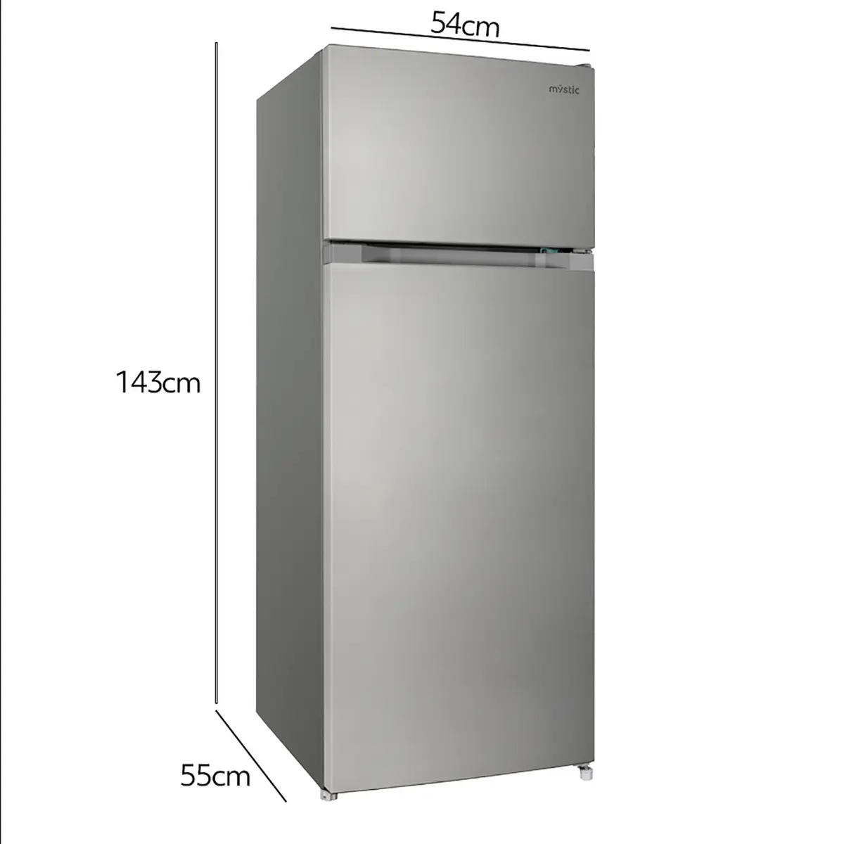 Geladeira Duplex Cycle Defrost 211L MY-RF-208BR 127v Inox - Mystic