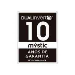 Geladeira Duplex Frost Free Inverter 349L MY-RF-N358DSSBR 127v Inox Mate - Mystic