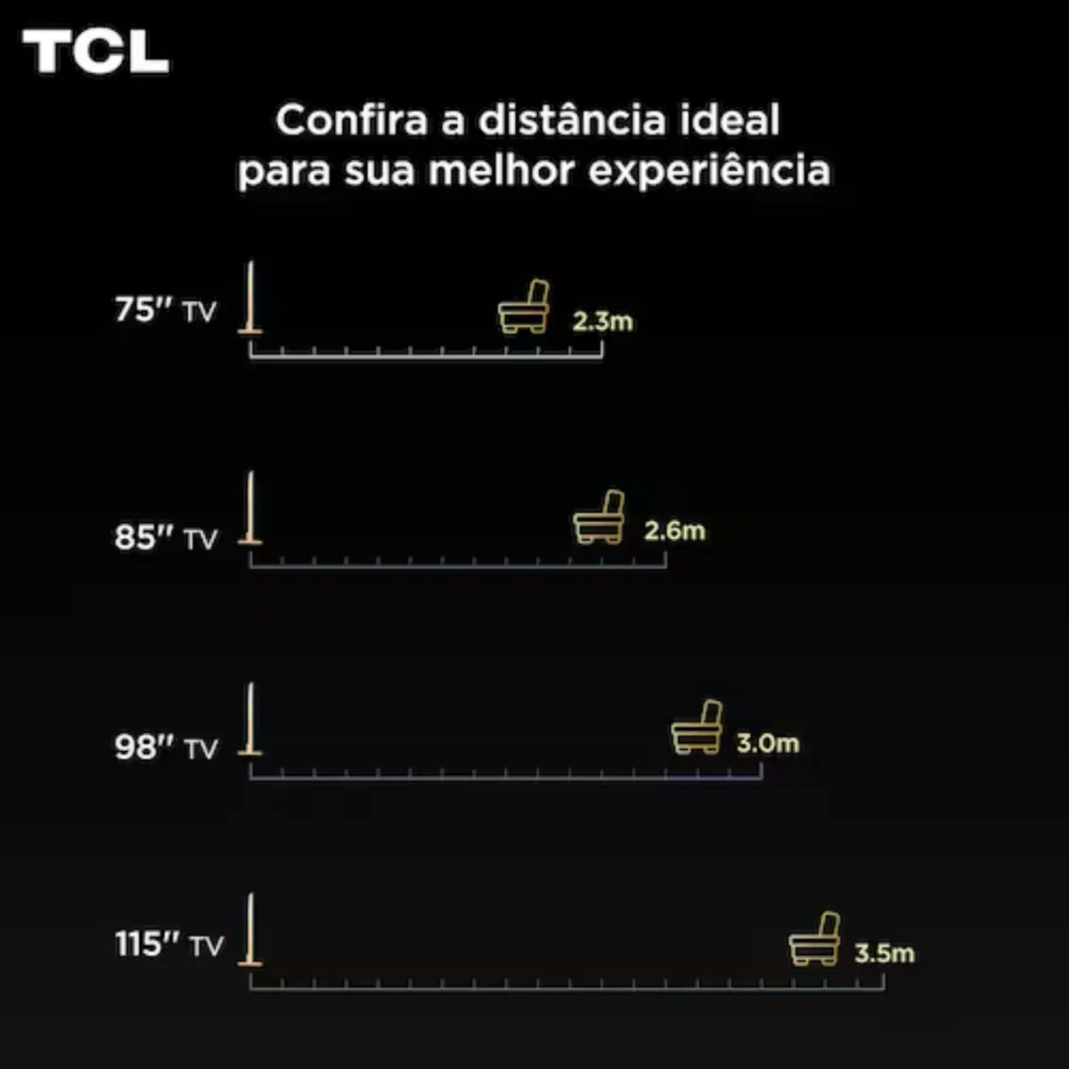 Smart TV 75" Google TV 4K QLED Classic Wi-Fi, Dual Band, Bluetooth Integrados, Google Assistente, Dolby Vision, Dolby Atmos 75P7K Bivolt Preto - TCL