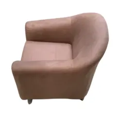 Poltrona Venus Vellus Estrutura Madeira Confortável 750013 Marrom/Chocolate - Uatumã
