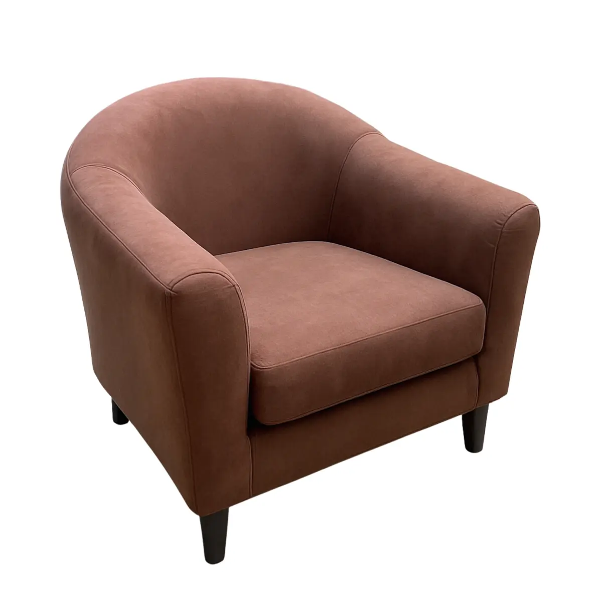 Poltrona Venus Vellus Estrutura Madeira Confortável 750013 Marrom/Chocolate - Uatumã