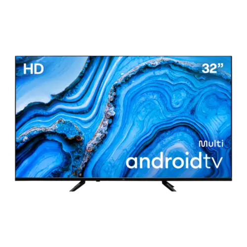 Smart TV 32" Android HD, Wi-Fi, Bluetooth, Chromecast, 3 HDMI, Espelhamento de Tela, 60Hz TL062M Bivolt Preto - Multilaser