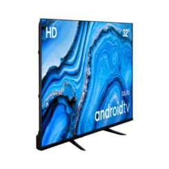 Smart TV 32" Android HD, Wi-Fi, Bluetooth, Chromecast, 3 HDMI, Espelhamento de Tela, 60Hz TL062M Bivolt Preto - Multilaser