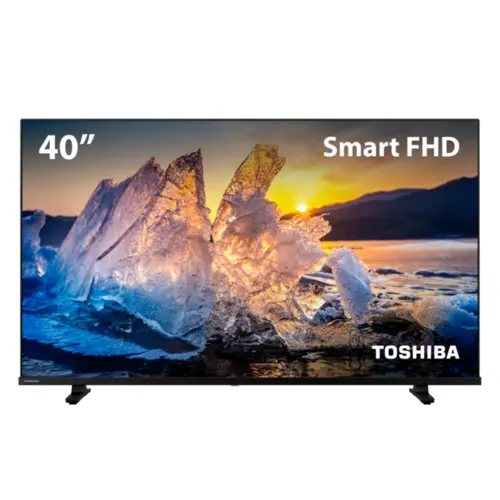 Smart TV 40" Vidaa DLED FHD Wi-Fi, 2 HDMI, 2 USB, Som Dolby, Controle de Voz TB028M Bivolt Preto - Toshiba
