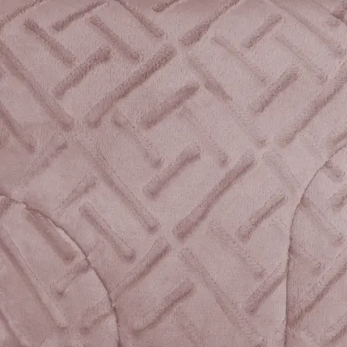 Cobertor Sofisticata Premium King Microfibra Flannel Texturizada 240X260 Rosa - Atlântica