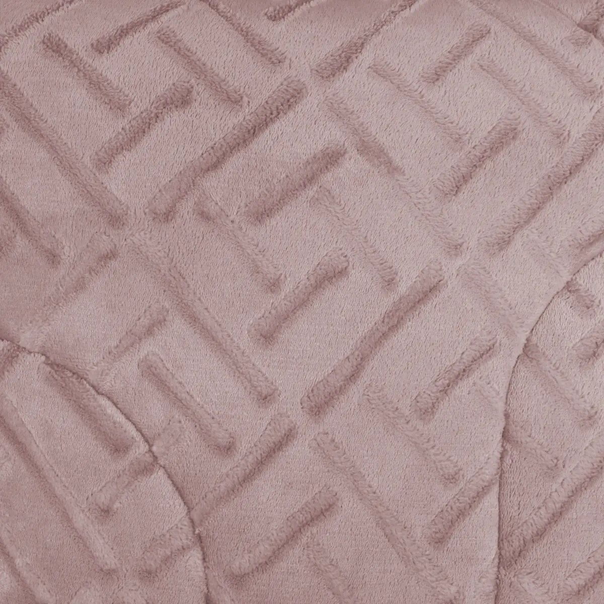 Cobertor Sofisticata Premium King Microfibra Flannel Texturizada 240X260 Rosa - Atlântica
