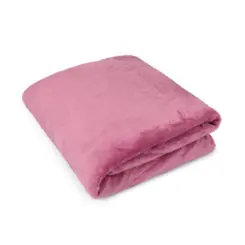 Cobertor Sofisticata Queen Microfibra Texturizada 220X240 Rosê - Atlântica