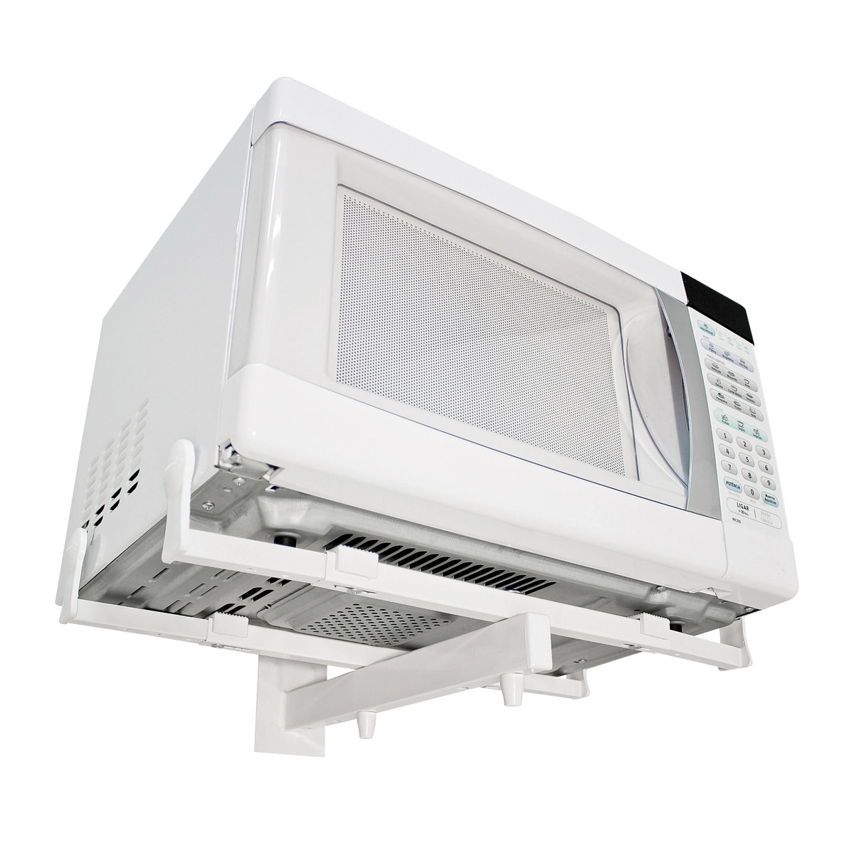 Suporte Multiuso Para Forno Elétrico e Micro-Ondas F200-BR Branco - Multivisão