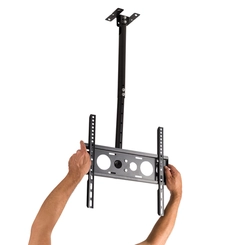 Suporte de Teto Com Giro e Inclinação Para TV 26'' a 70'' SKY-2670-PR Preto - Multivisão