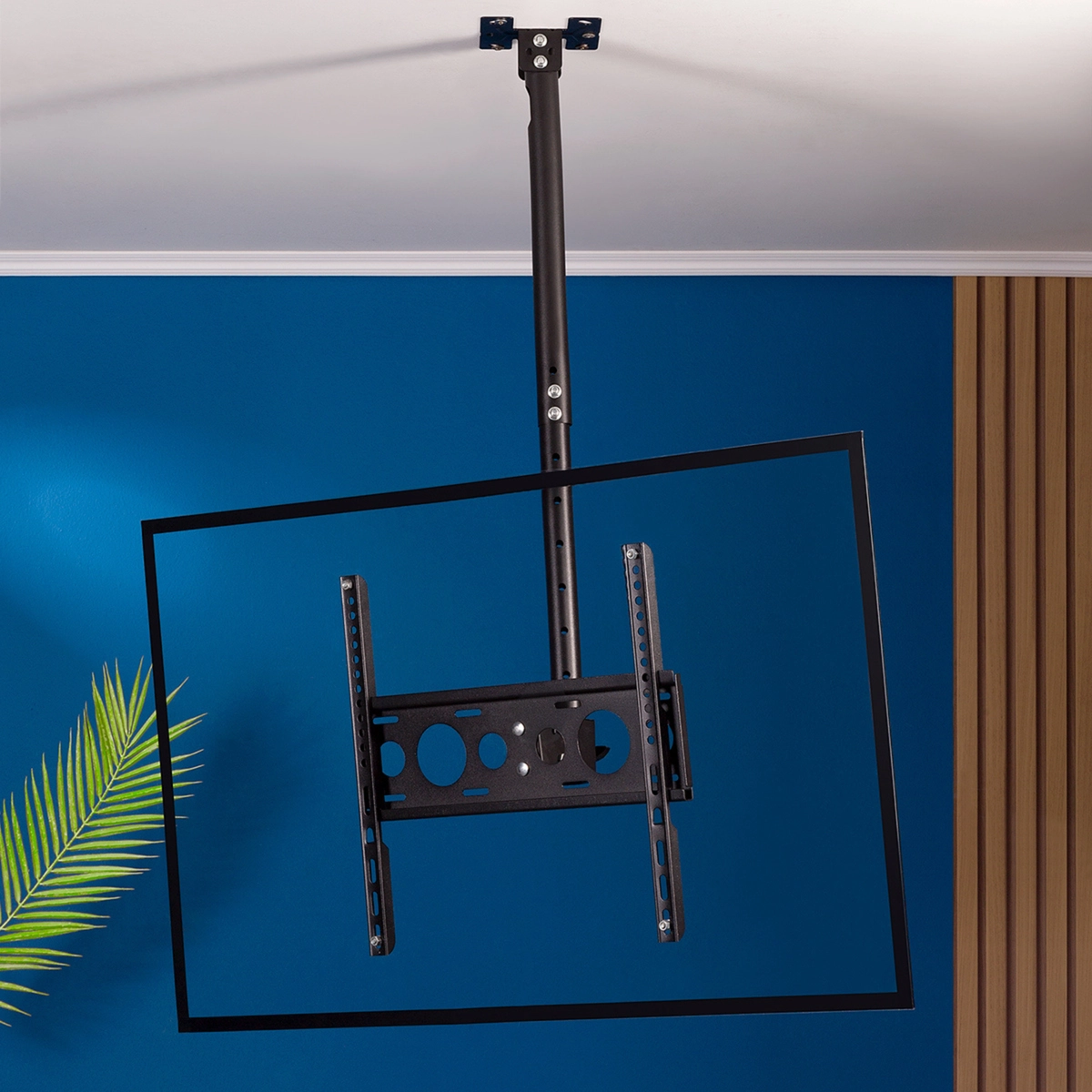 Suporte de Teto Com Giro e Inclinação Para TV 26'' a 70'' SKY-2670-PR Preto - Multivisão