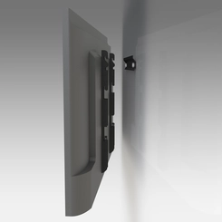 Suporte Fixo Para TV de 32" a 86" STPF63-PR Preto – Multivisão