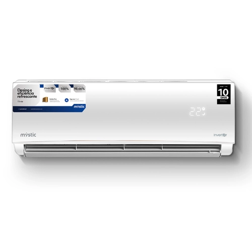 Ar-Condicionado Split Inverter Hi Wall 12000BTUS MY-INV1268BR 220v Branco - Mystic