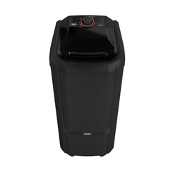 Lavadora de Roupa Tanquinho Semiautomática Lavete 7 Funções 13kg LAS13APTANAC 127v Preto - Arno