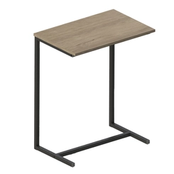Mesa de Apoio Urbana em Aço MESA-APO-IND-URB-PR/MEL Preto/Mel - Multivisão