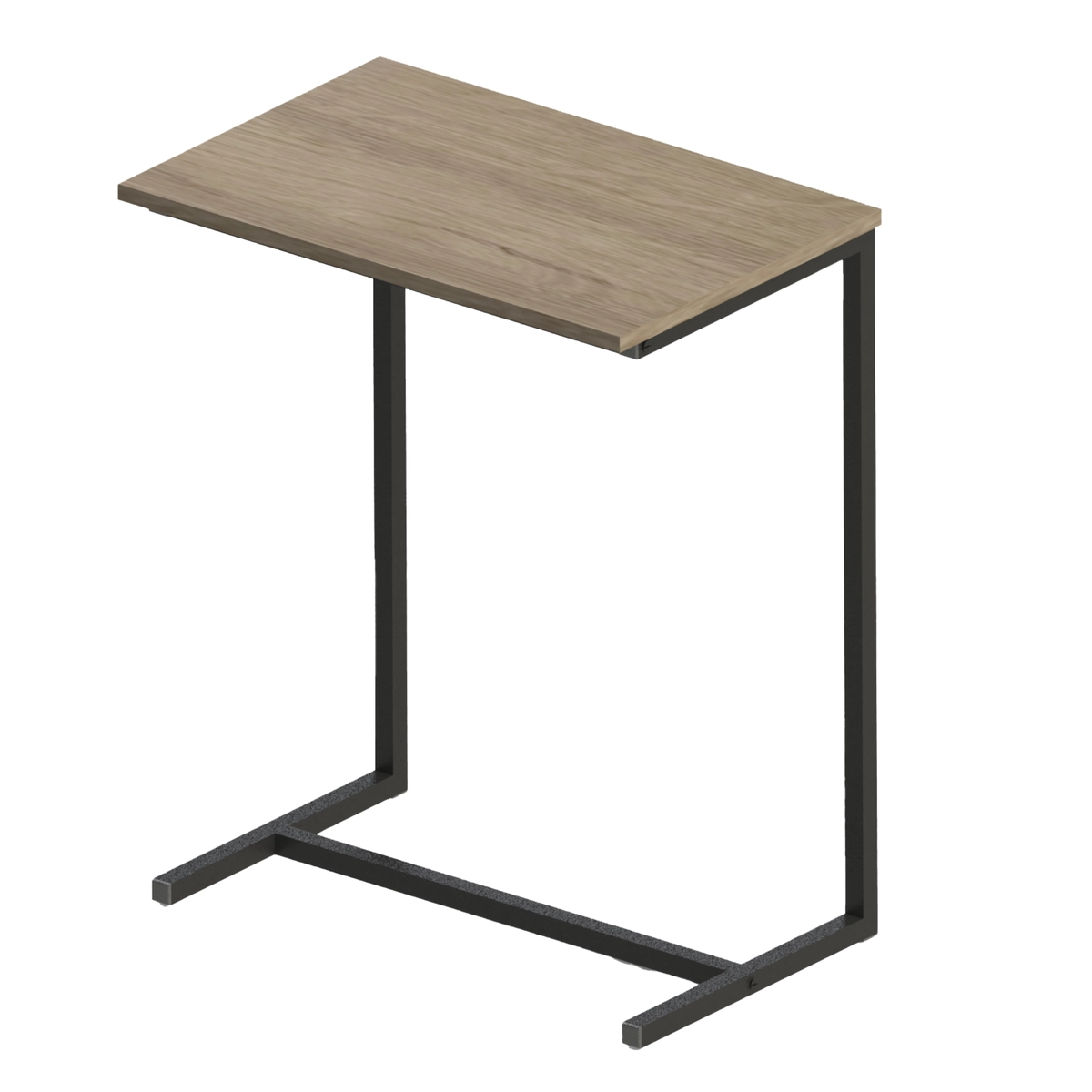 Mesa de Apoio Urbana em Aço MESA-APO-IND-URB-PR/MEL Preto/Mel - Multivisão