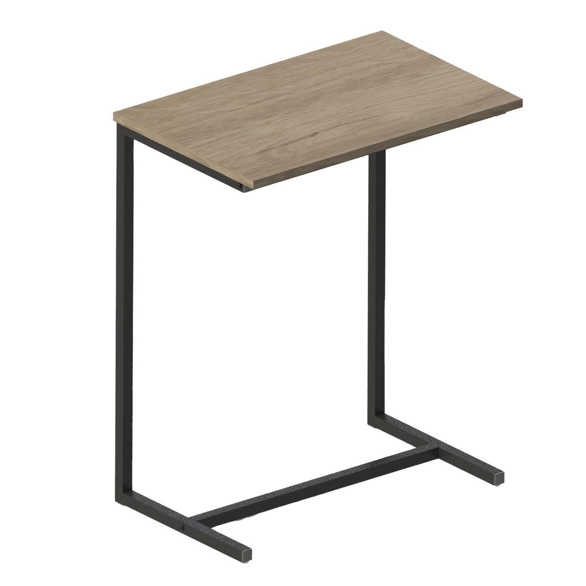 Mesa de Apoio Urbana em Aço MESA-APO-IND-URB-PR/MEL Preto/Mel - Multivisão