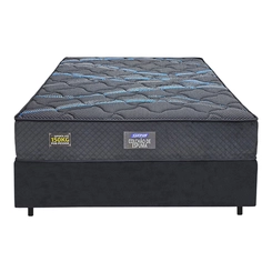 Kit Casal SonoproMax II Composto AG60 Suporta até 150Kg Pillow DoubleFace 063X138X188 Dark Brown - Gazin