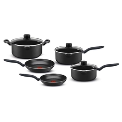 Jogo de Panela Elegance Limited com 05 Peças Revestimento Antiaderente Alumínio R4B1JIC21 Preto - Rochedo