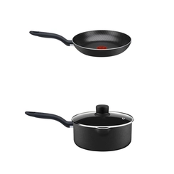 Jogo de Panela Elegance Limited com 05 Peças Revestimento Antiaderente Alumínio R4B1JIC21 Preto - Rochedo