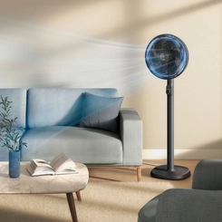 Ventilador de Coluna Efficient DuoForce Air+ 3em1 com 6 Pás 40cm EFS40 126w Preto - Electrolux