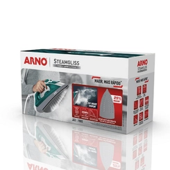 Ferro À Vapor Steamgliss com Função Spray, Base Antiaderente FSGP FV1920B3 127v Azul - Arno