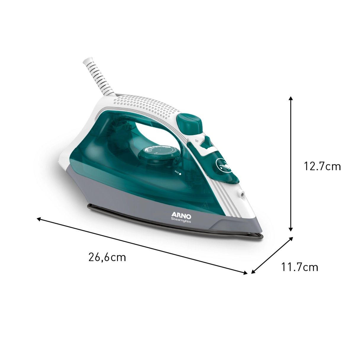 Ferro À Vapor Steamgliss com Função Spray, Base Antiaderente FSGP FV1920B3 127v Azul - Arno
